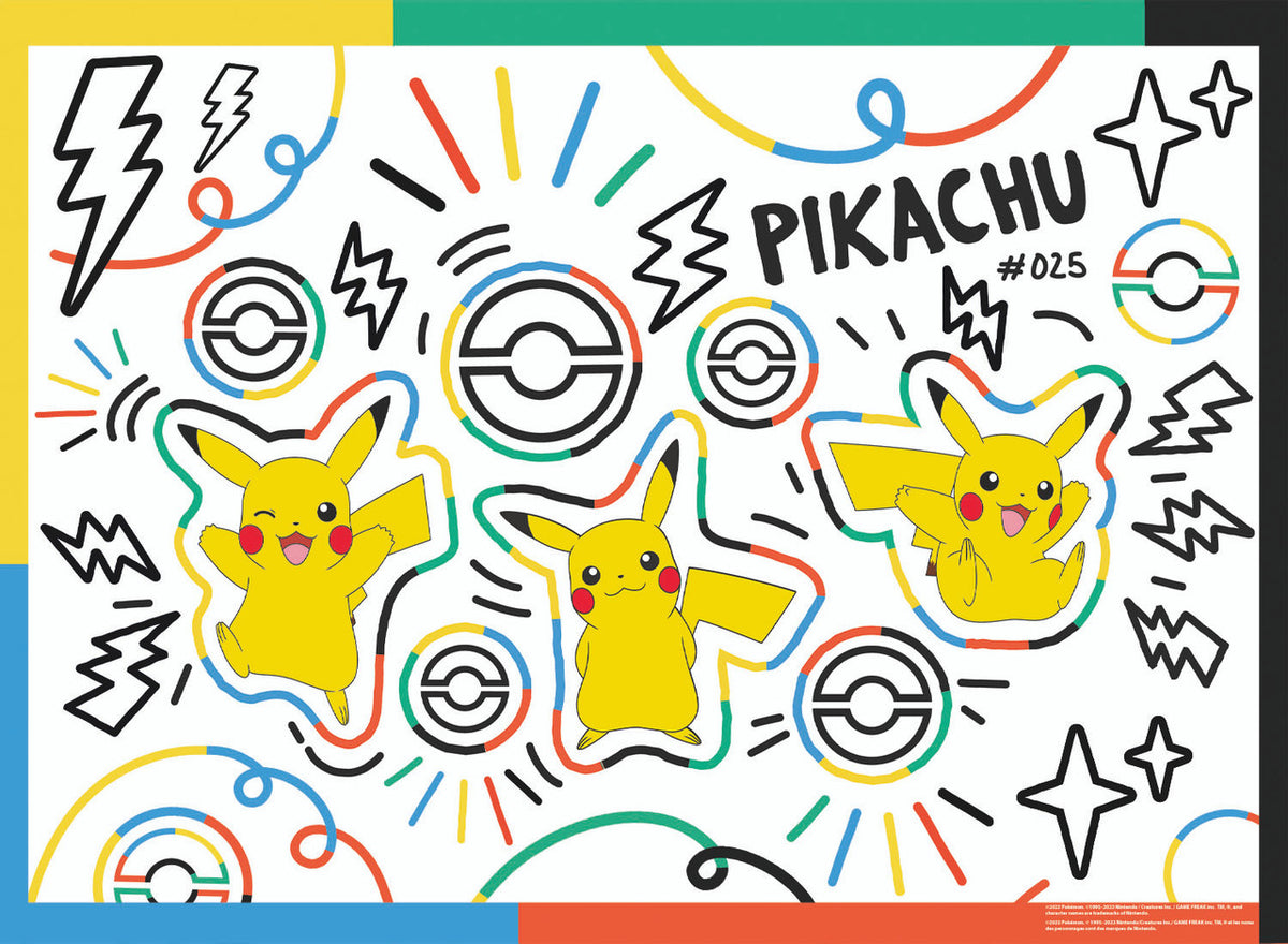 Pokemon: Doodle Pikachu 100 Piece Puzzle