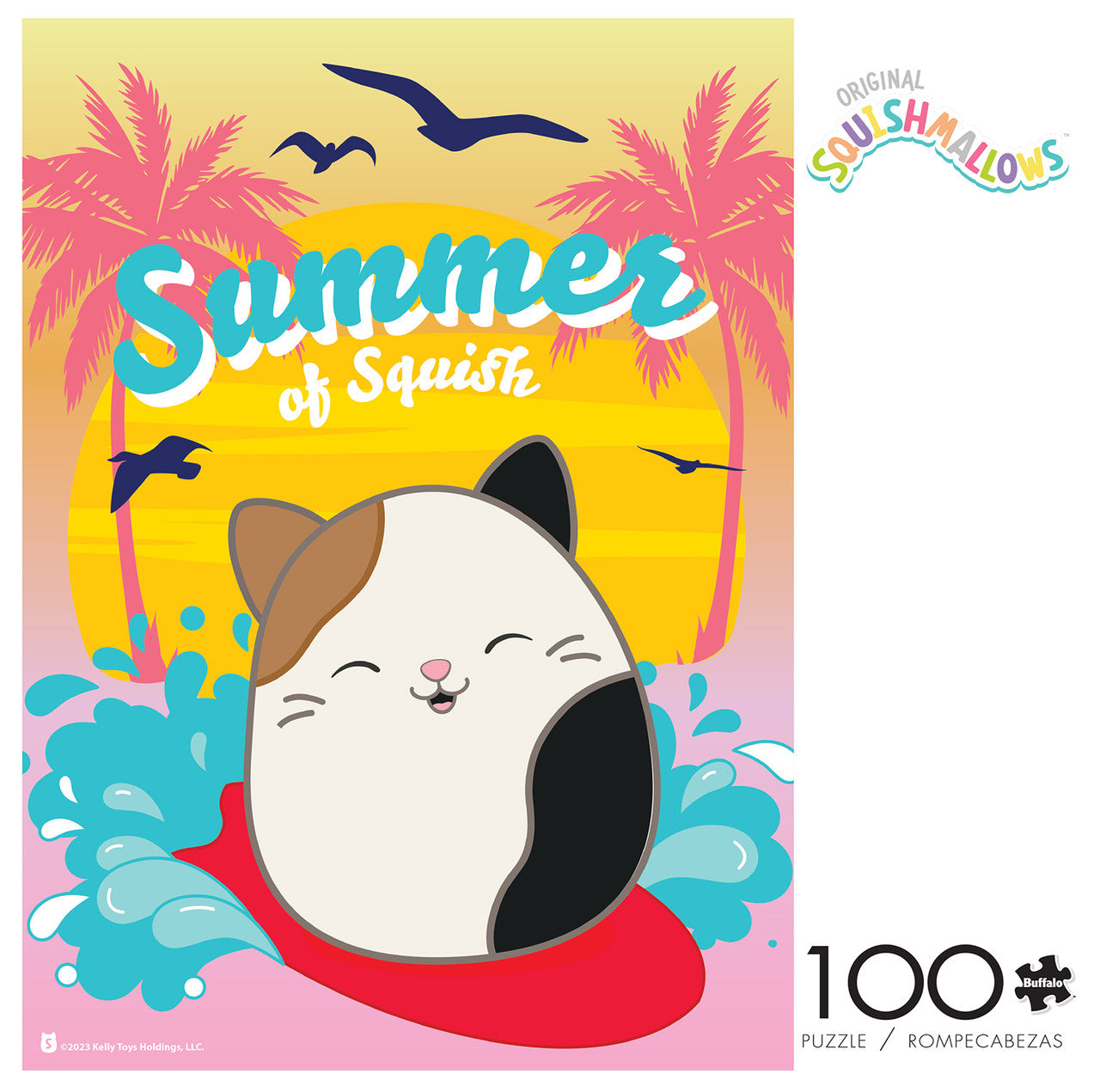 Squishmallow Summer 100 Piece Puzzle