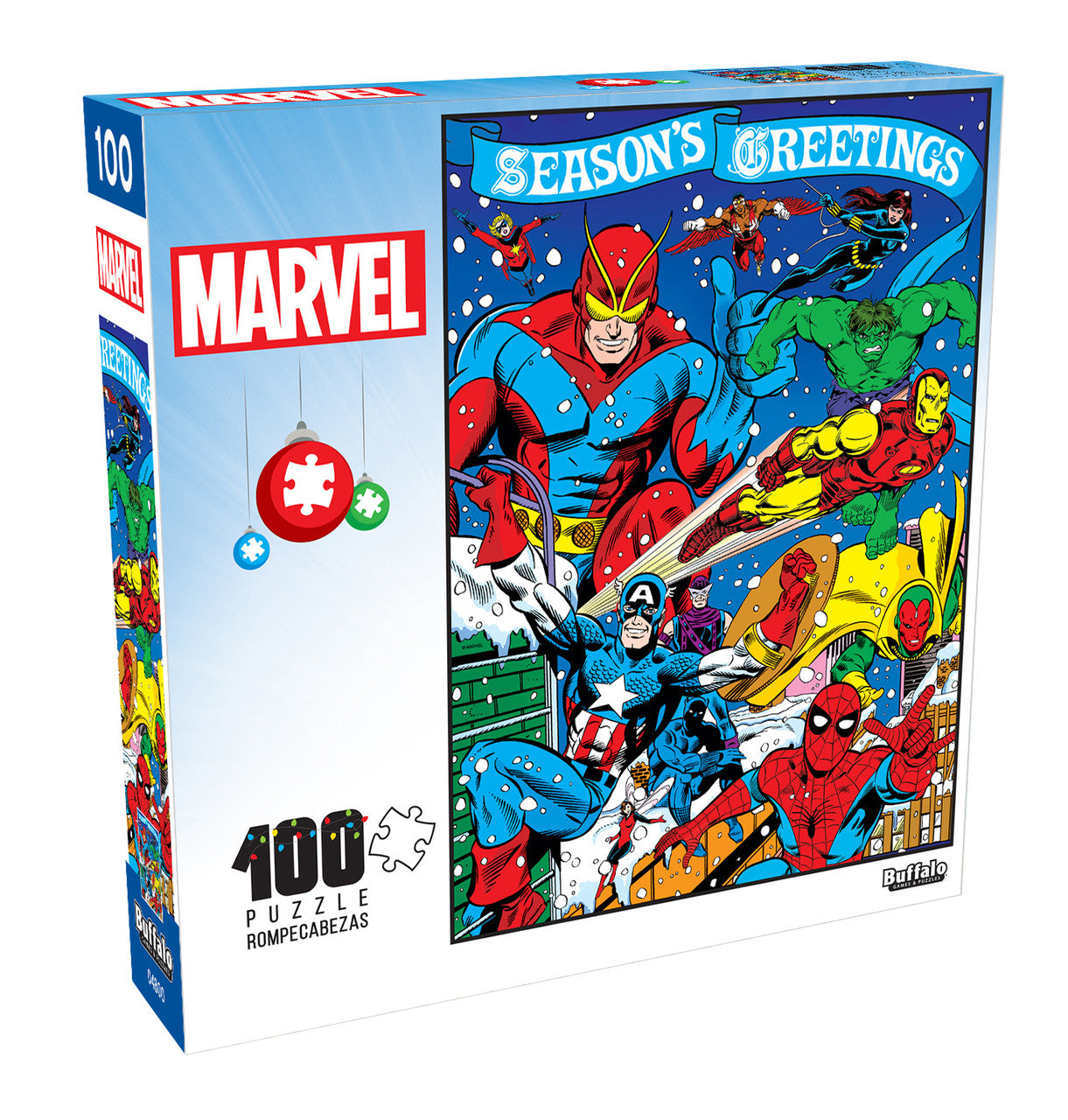 Season's Greeting From Marvel 100 Piece Puzzle