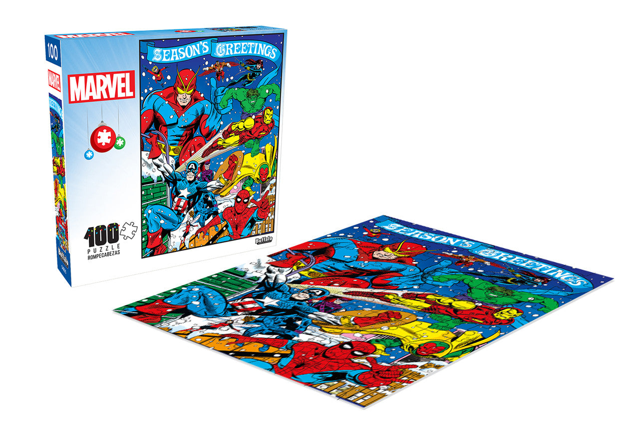 Season's Greeting From Marvel 100 Piece Puzzle