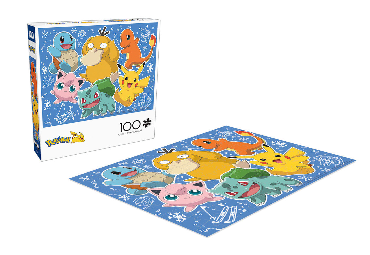 Pokemon - Kanto Holiday 100 Piece Puzzle