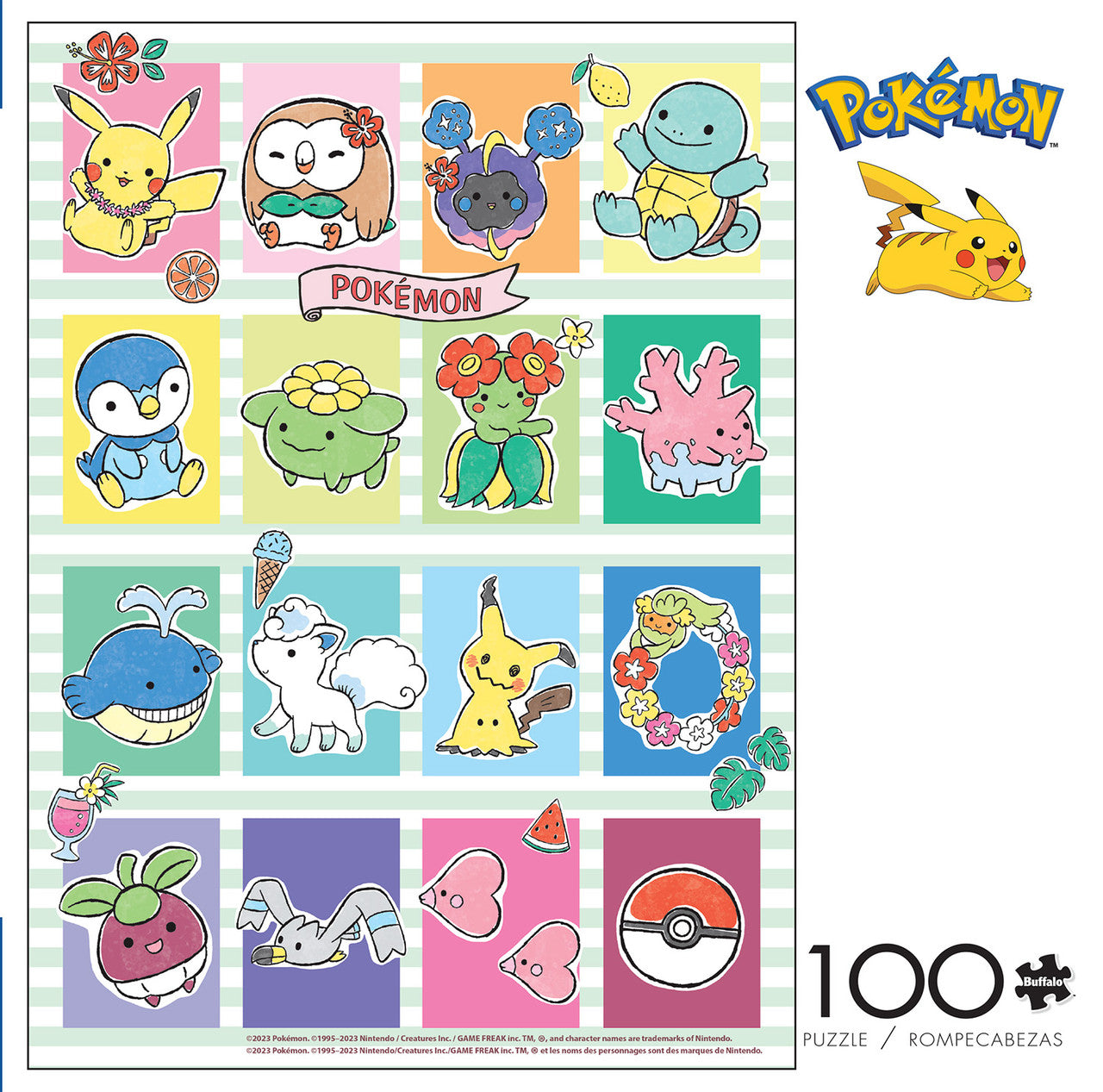 Pokémon - Pokemon Cuties 100 Piece Puzzle