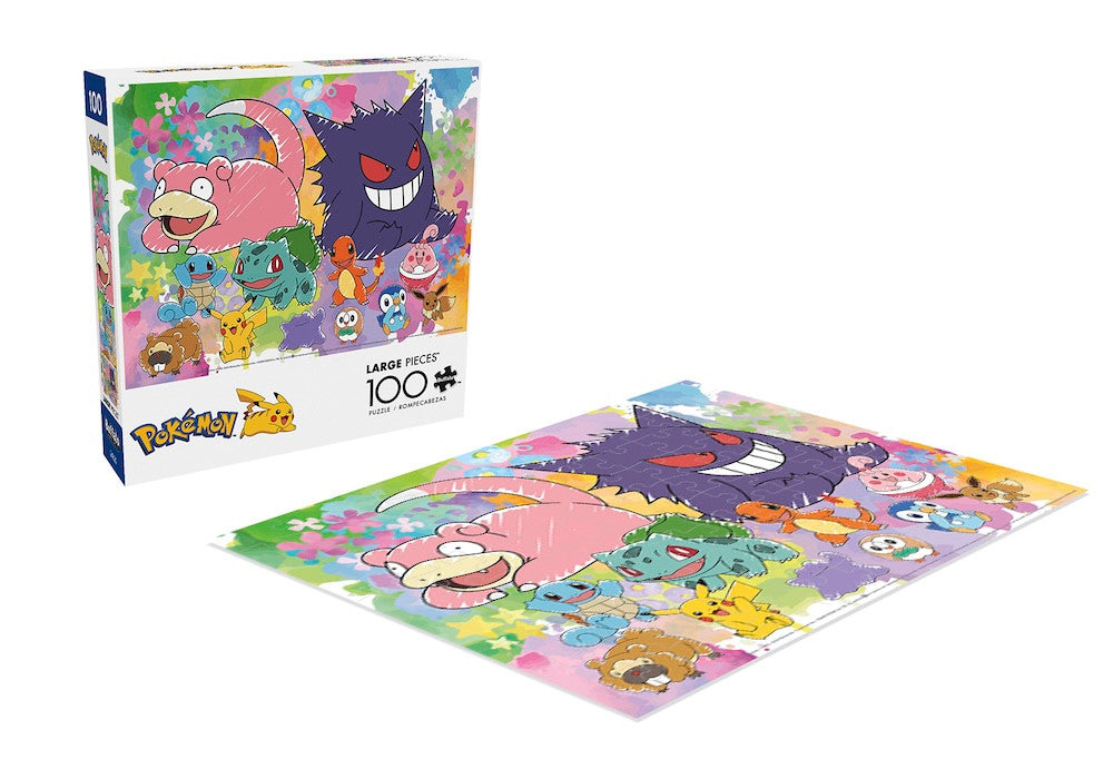Pokemon Canvas Art 100 Piece Puzzle