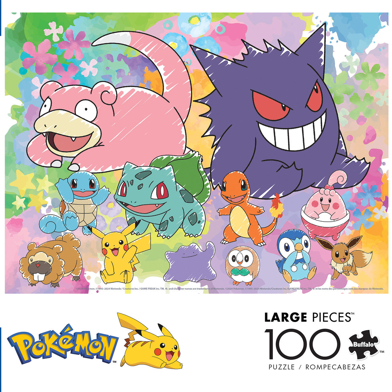 Pokemon Canvas Art 100 Piece Puzzle