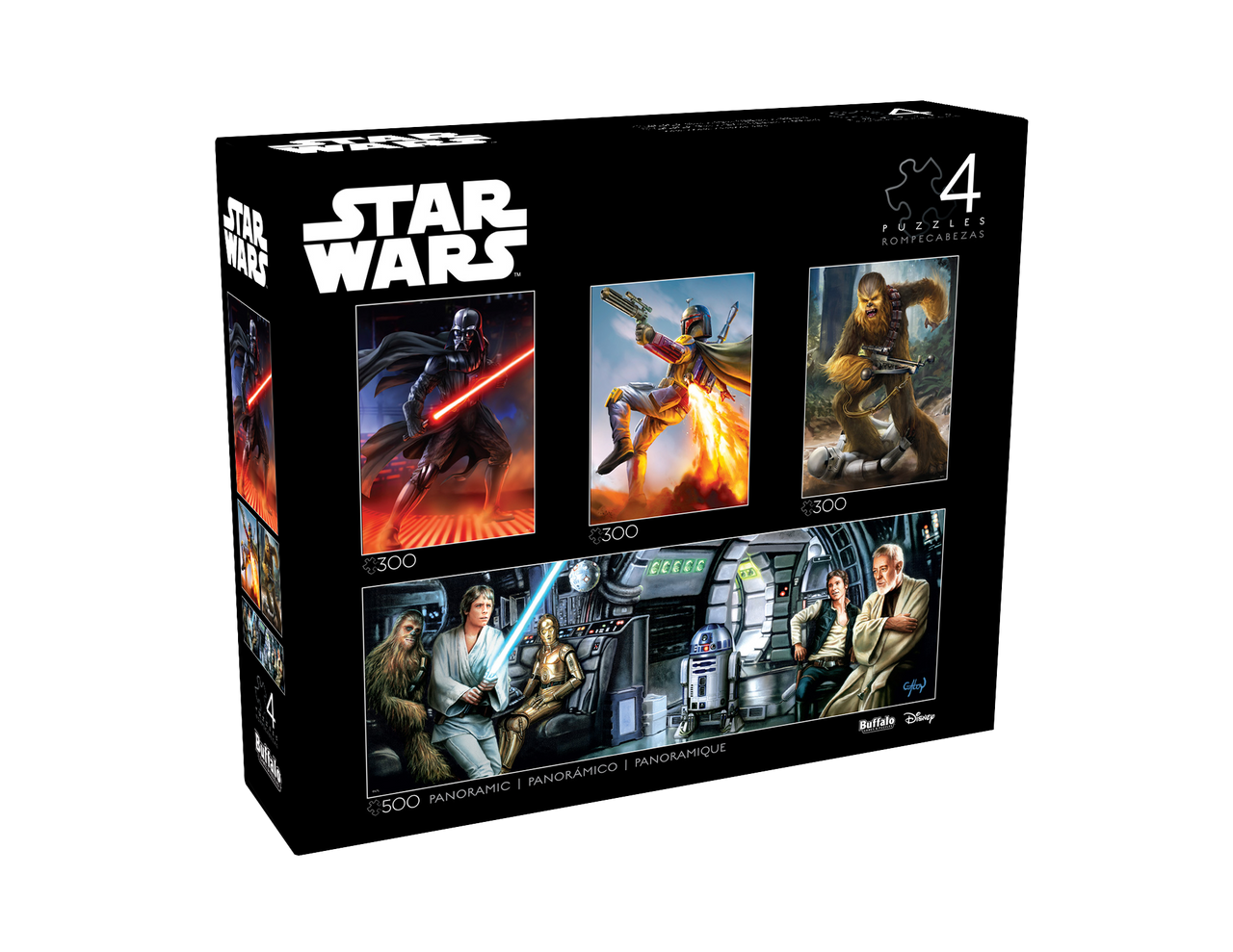 4 X 1 Multipack - Star Wars - Classic Multipack #2 - 300 & 500 Piece Puzzles