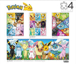 4 X 1 Multipack - Pokémon - Eevee Montage 300 & 500 Piece puzzles