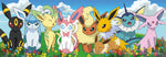 4 X 1 Multipack - Pokémon - Eevee Montage 300 & 500 Piece puzzles