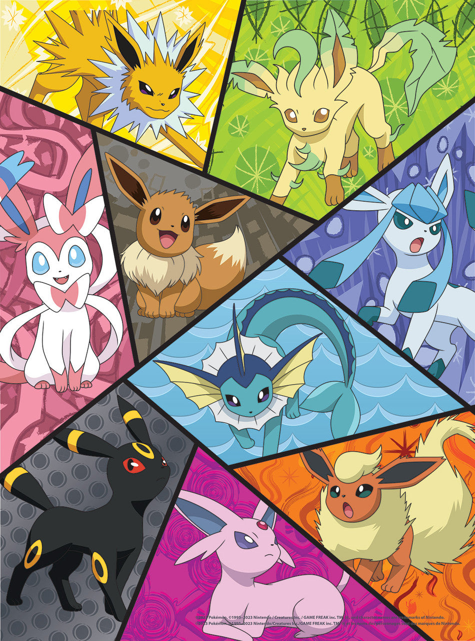 4 X 1 Multipack - Pokémon - Eevee Montage 300 & 500 Piece puzzles