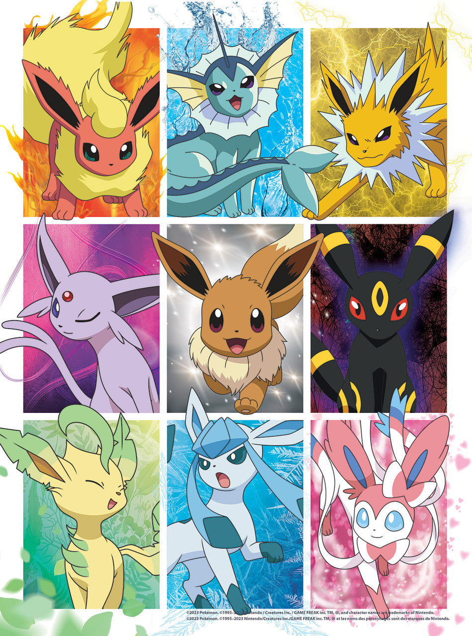 4 X 1 Multipack - Pokémon - Eevee Montage 300 & 500 Piece puzzles