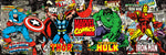 4 X 1 Multipack - Marvel Comics 300 & 500 Piece Jigsaw Puzzles