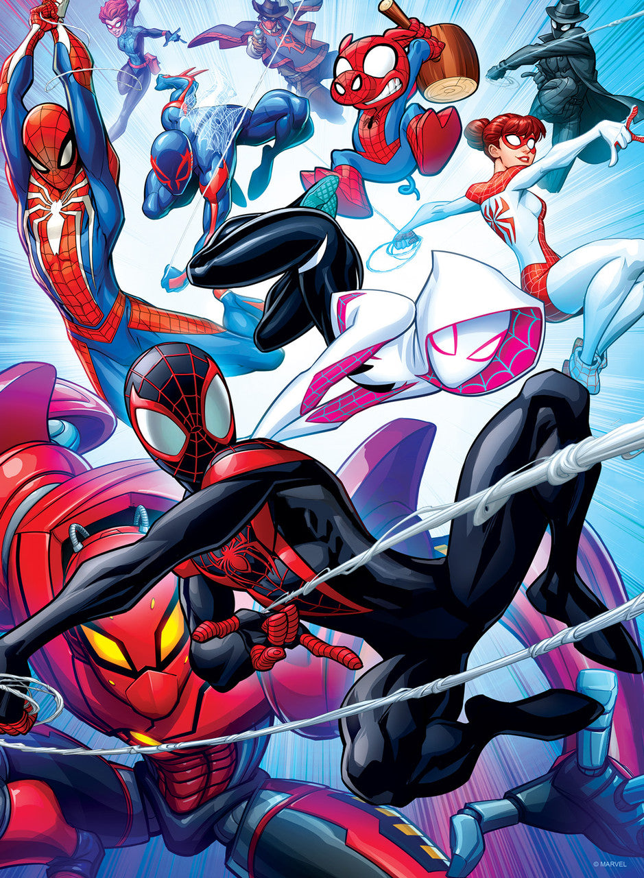 Marvel Spider-verse (4 X 1 Multipack) 300 & 500 Piece Puzzles