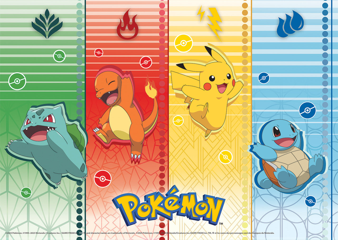 Kids Pokemon 4 X 1 Kids Multipack Puzzles 48, 72 & 100 piece puzzles