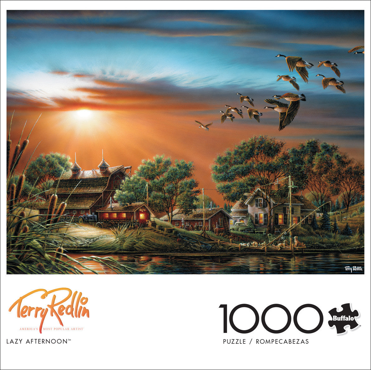 Terry Redlin: Lazy Afternoon 1000 Piece Puzzle