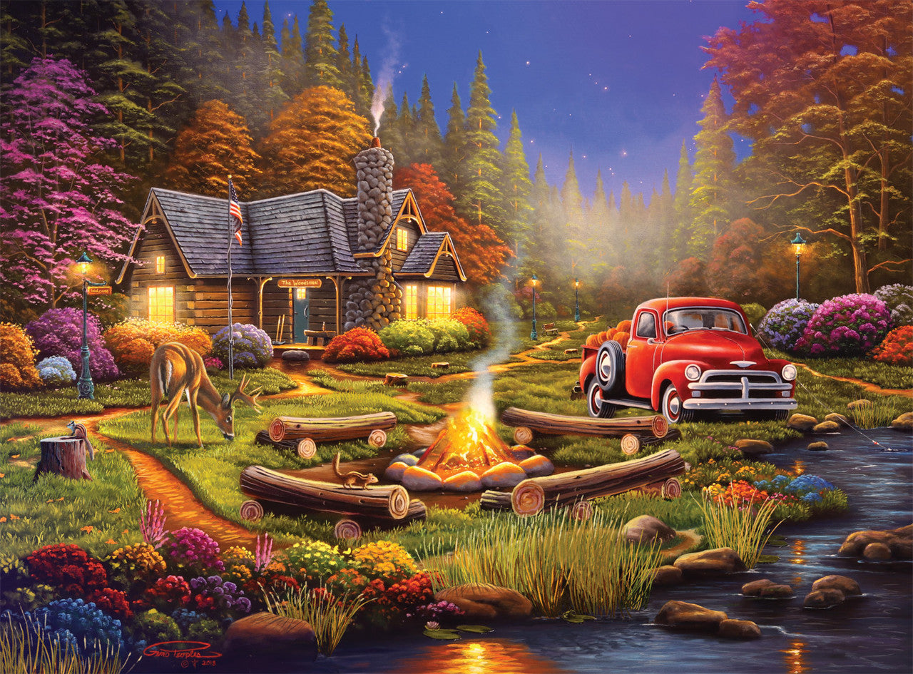 Geno Peoples: The Woodsmen 1000 Piece Puzzle