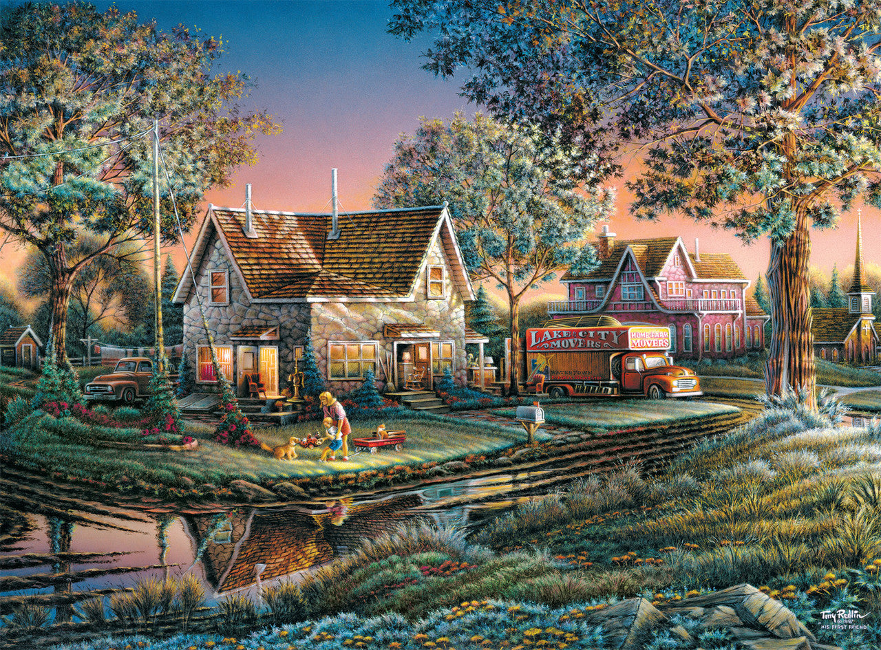 Terry Redlin: His First Friend - An American Portrait 1000 Piece Puzzle