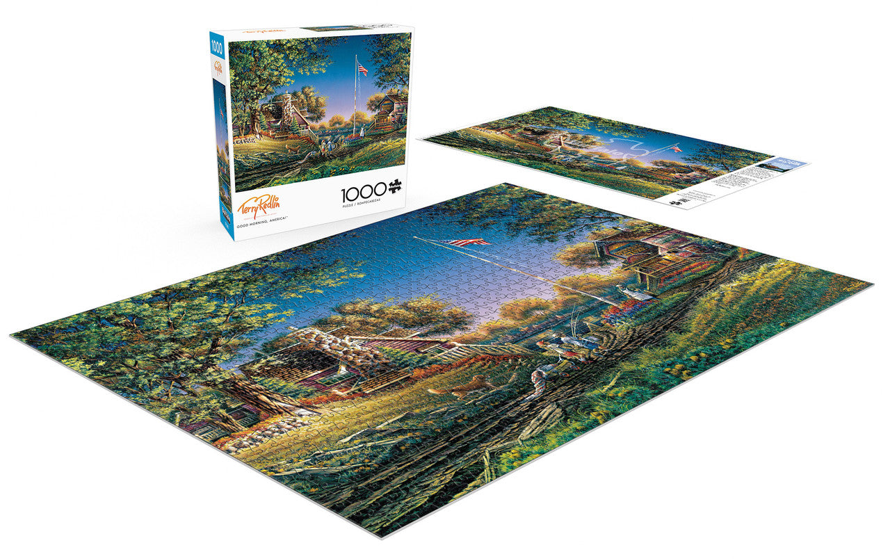 Terry Redlin: Good Morning, America! 1000 Piece Puzzle
