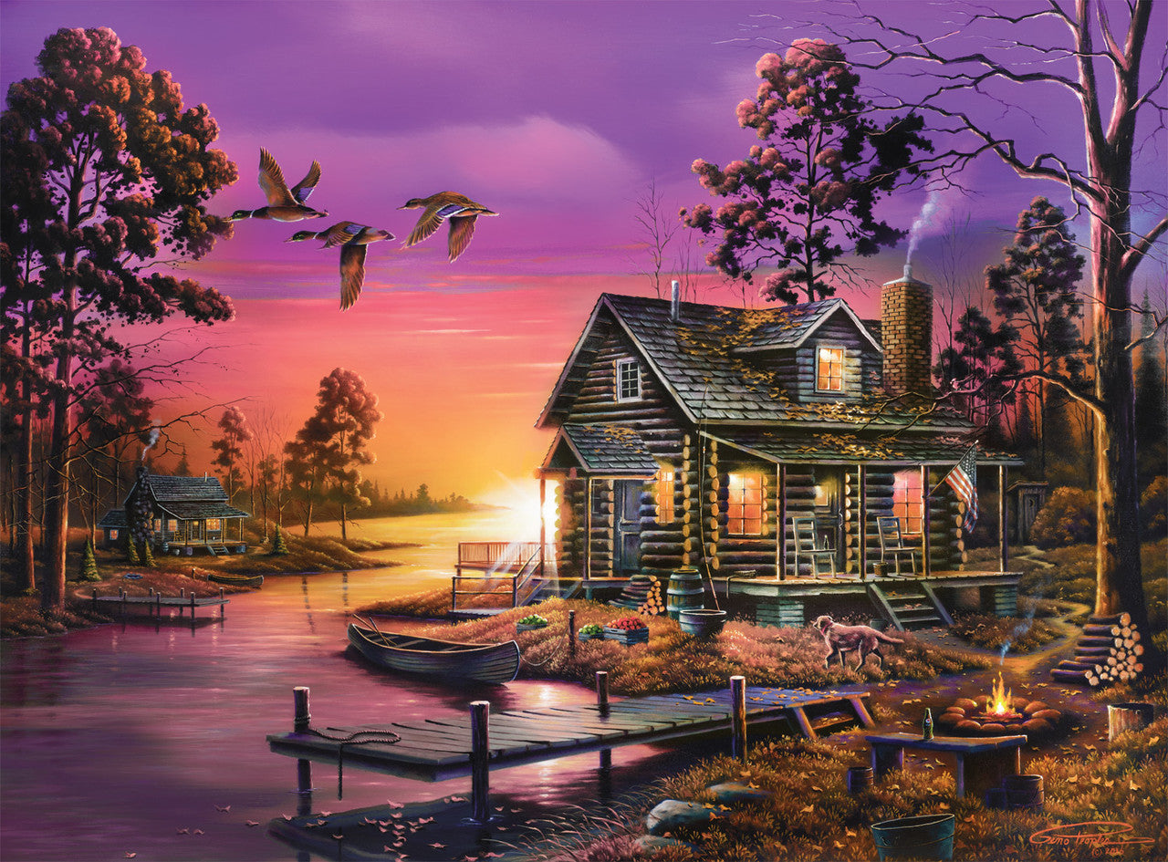 Geno Peoples: Lakeside Living 1000 Piece Puzzle