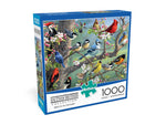 Hautman Brothers Birds in an Orchard 1000 Piece Jigsaw Puzzle Box