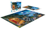 Darrell Bush:  Moonlight Lodge 1000 Piece Puzzle