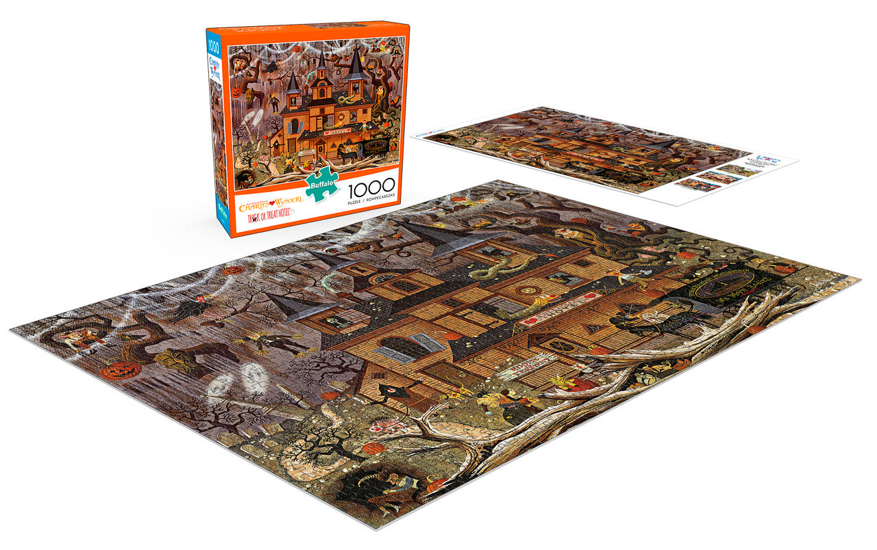 Charles Wysocki Trick or Treat Hotel 1000 Full Product