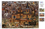 Charles Wysocki Trick or Treat Hotel 1000 Poster
