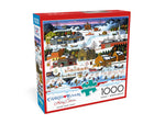 Charles Wysocki Hickory Haven Canal 1000 Piece Jigsaw Puzzle Box