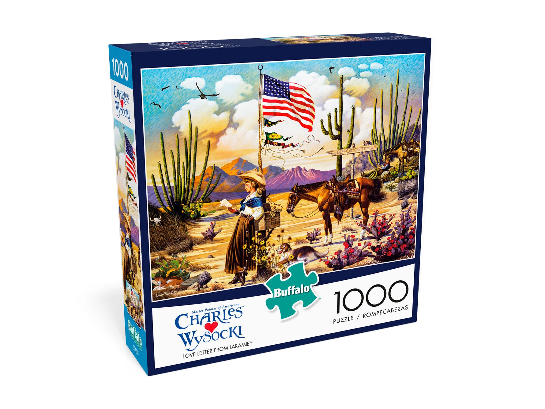 Charles Wysocki: Love Letter from Laramie 1000 Piece Puzzle