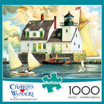 Charles Wysocki: Rockland Breakwater Light 1000 Piece Puzzle