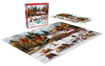 Charles Wysocki Vermont Maple Tree Tappers 1000 Piece Jigsaw Puzzle Contents