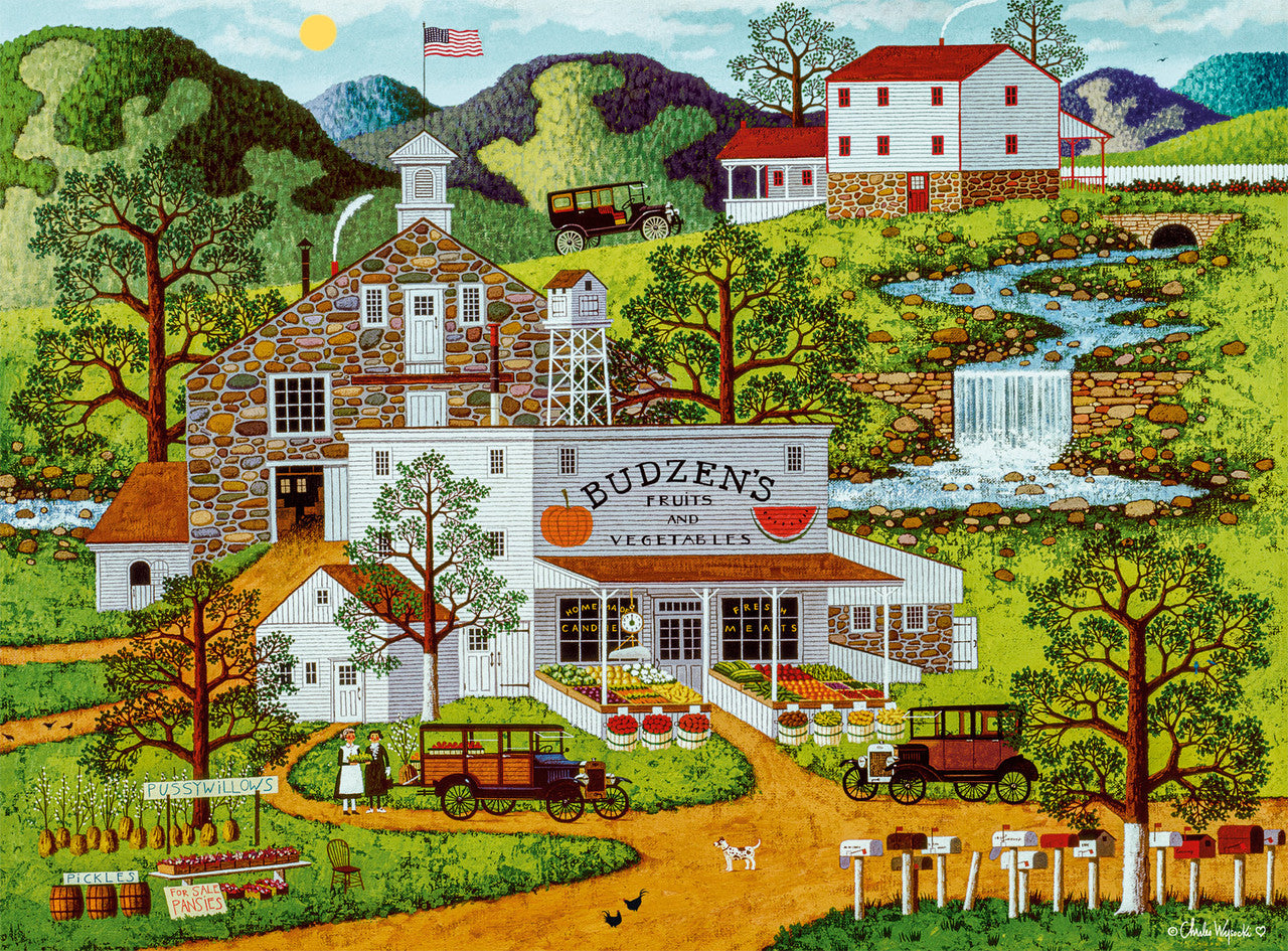 Charles Wysocki: Budzens 1000 Piece Jigsaw Puzzle