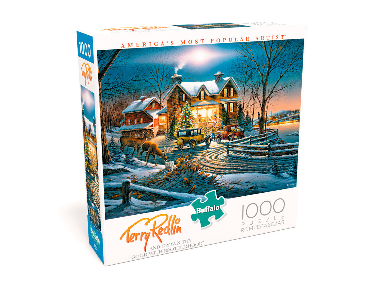 Terry Redlin And Crown Thy Good With Brotherhood 1000 Piece Jigsaw Puzzle 3D