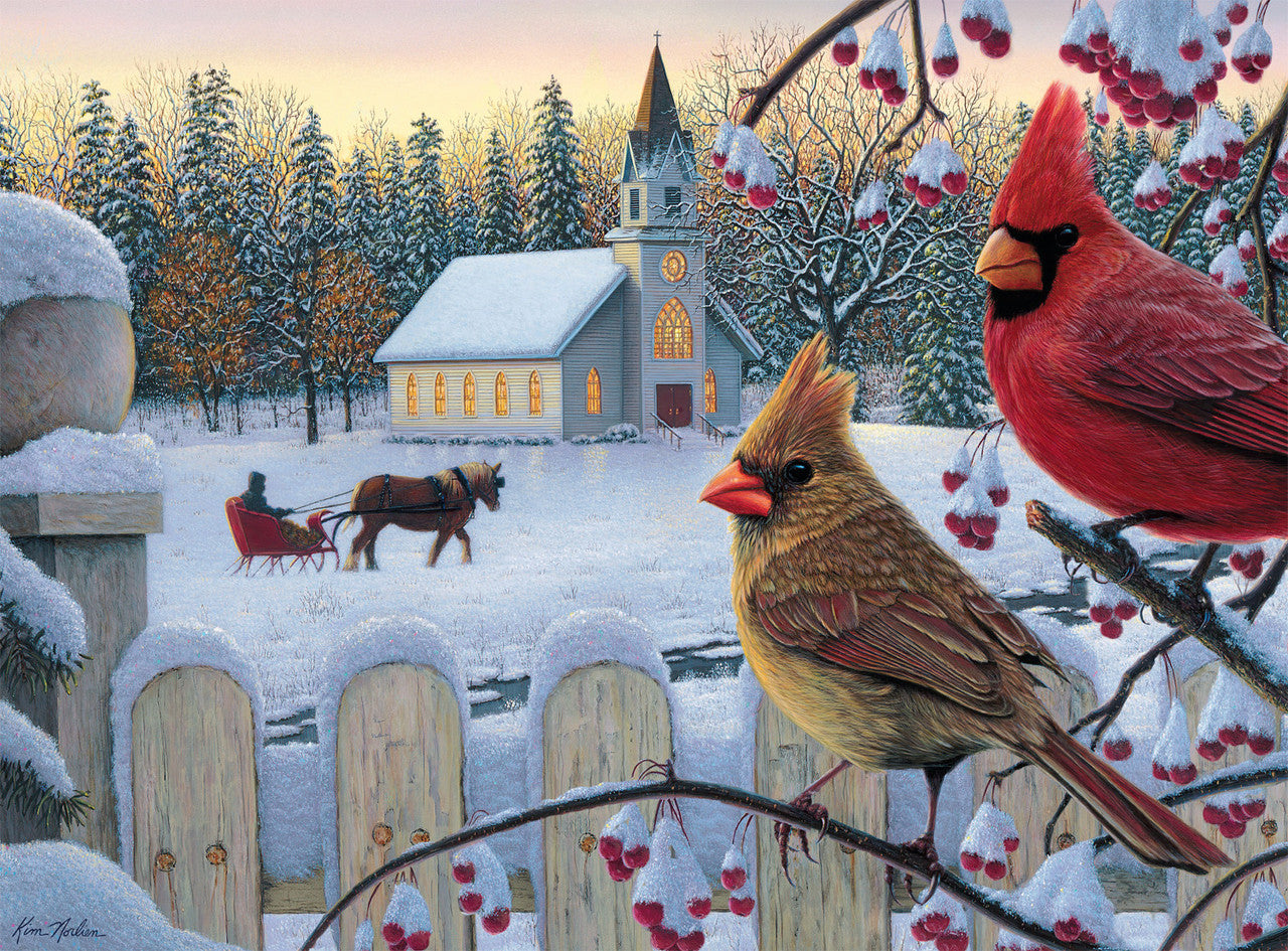 Kim Norlien: White Crimson Morning 1000 Piece Puzzle