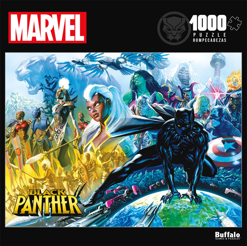 Marvel Black Panther #1 1000 Piece Jigsaw Puzzle Front