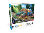 Night & Day: Mountain Retreat 1000 Piece Puzzle