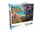 Night & Day: Shore Walk 1000 Piece Puzzle