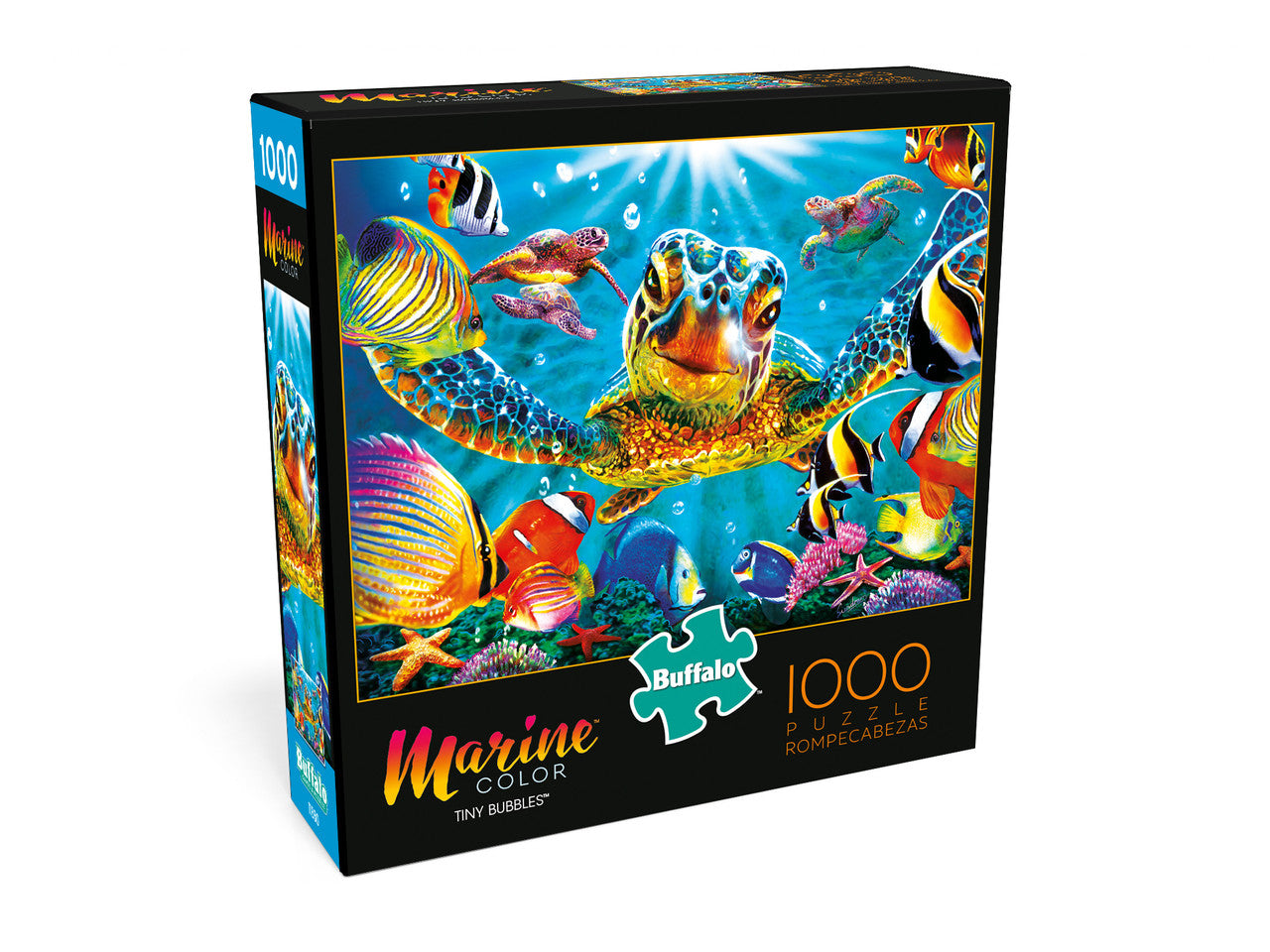 Marine Color Tiny Bubbles 1000 Piece Jigsaw Puzzle 3D