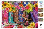 Country Life Cowgirl Colors 1000 Piece Jigsaw Puzzle Poster