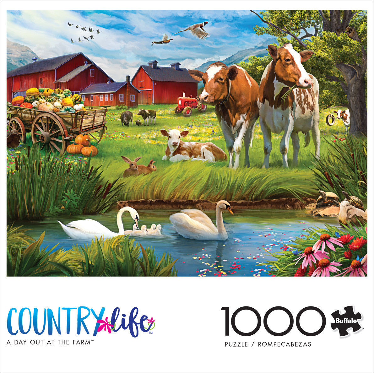 Country Life: Fall at the Farm 1000 Piece Puzzle
