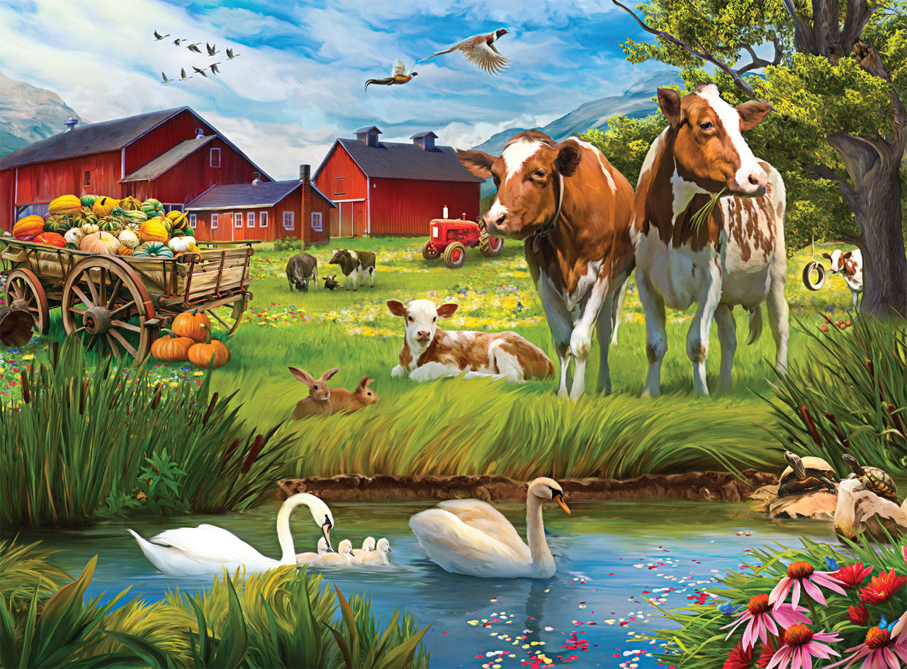 Country Life: Fall at the Farm 1000 Piece Puzzle