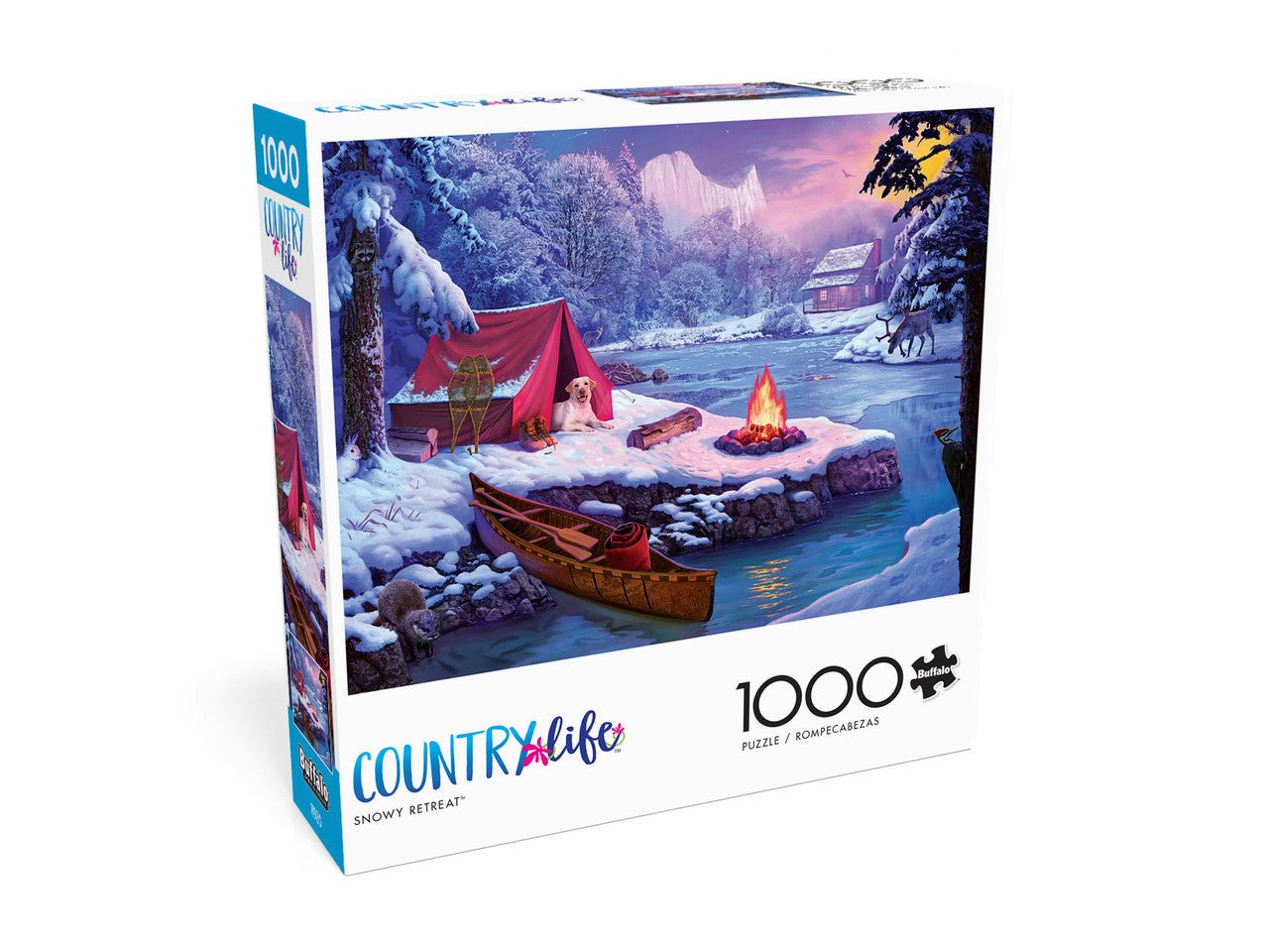 Country Life: Snowy Retreat 1000 Piece Puzzle