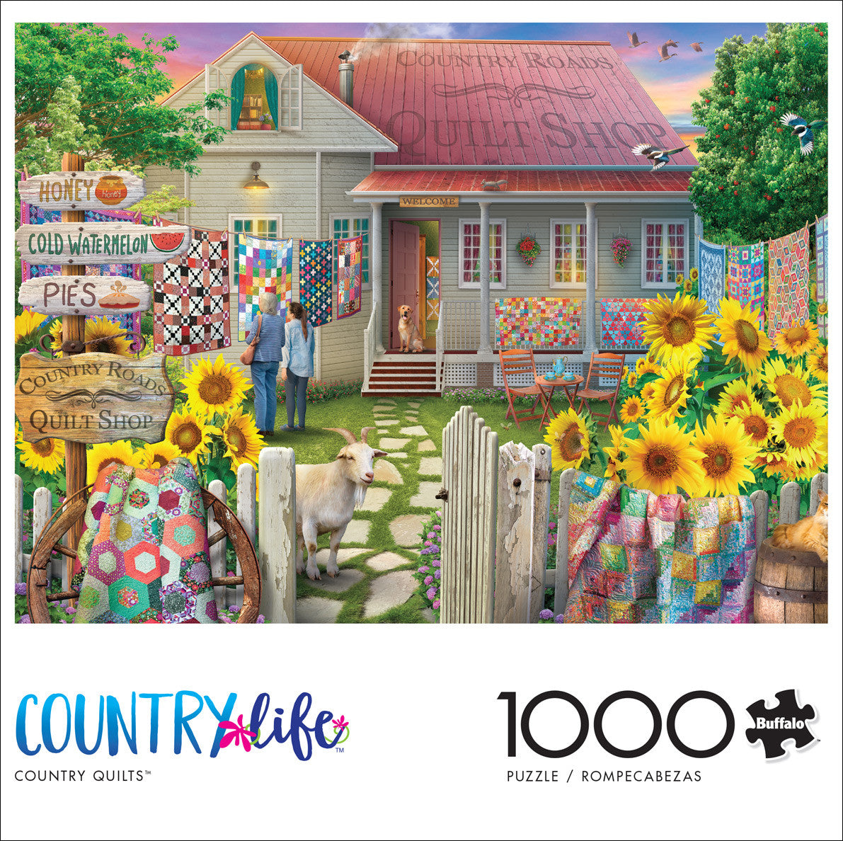 Country Life: Country Quilts 1000 Piece Puzzle