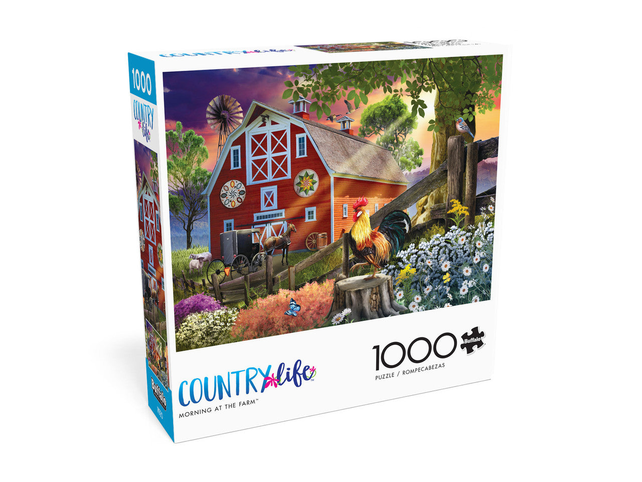 Country Life: Morning at the Farm 1000 Piece Puzzle