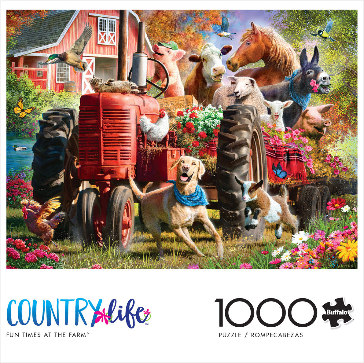 Country Life: Fun Times at the Farm 1000 Piece Puzzle