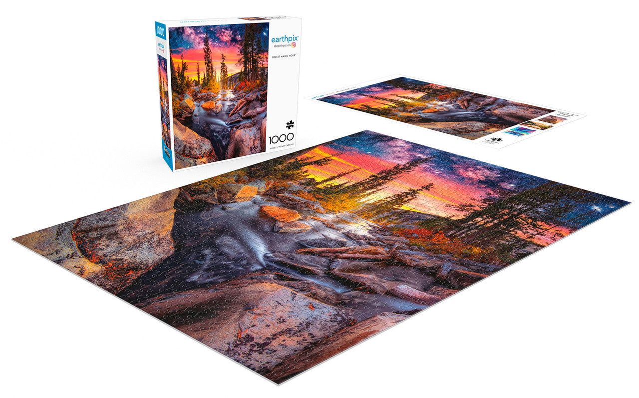 Photography: Forest Magic Hour 1000 Piece Puzzle