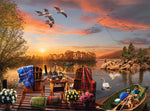 Breakfast at the Lake 1000 Piece Jigsaw Puzzle