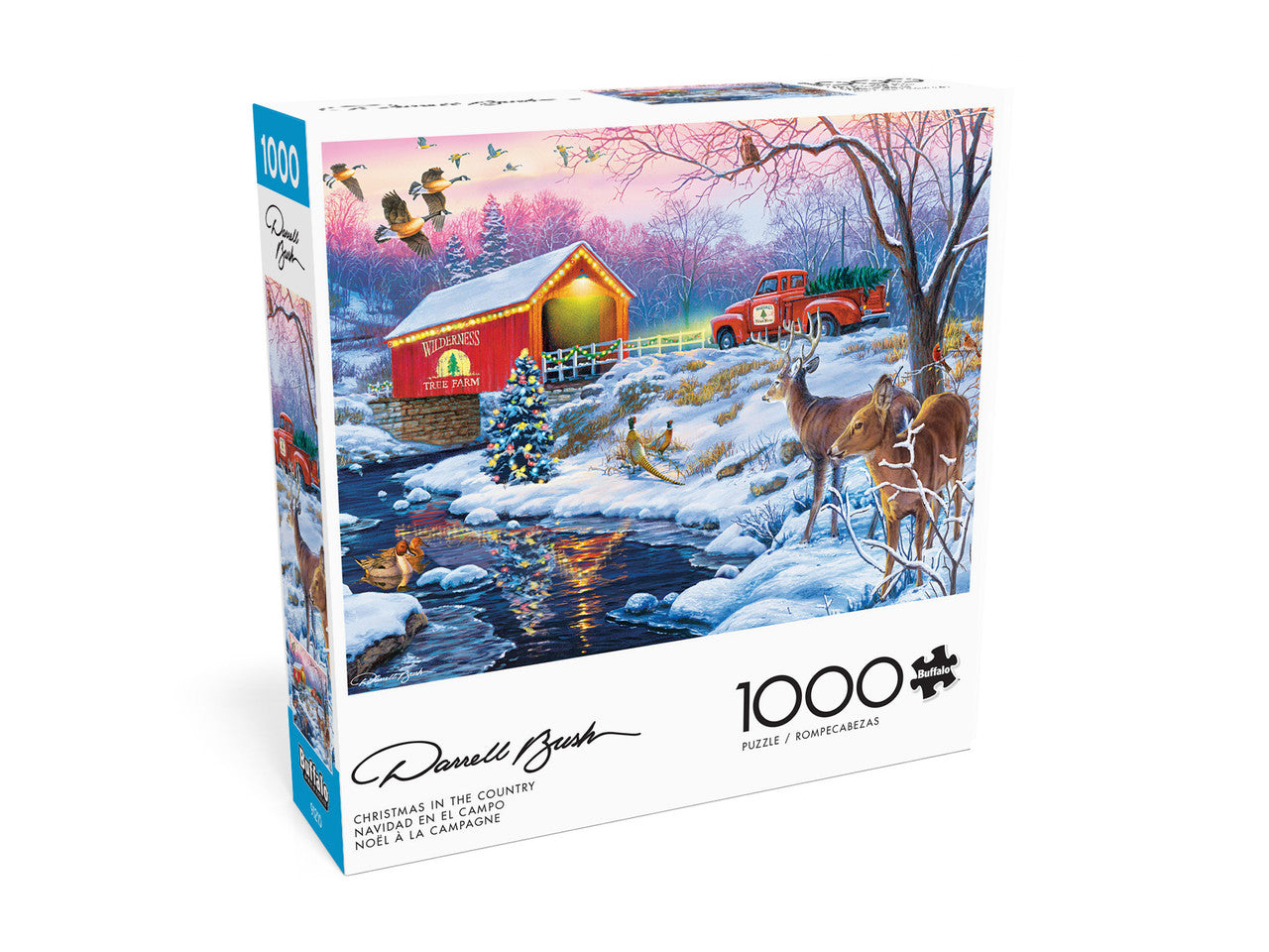 Darrell Bush: Christmas in the Country 1000 Piece Puzzle