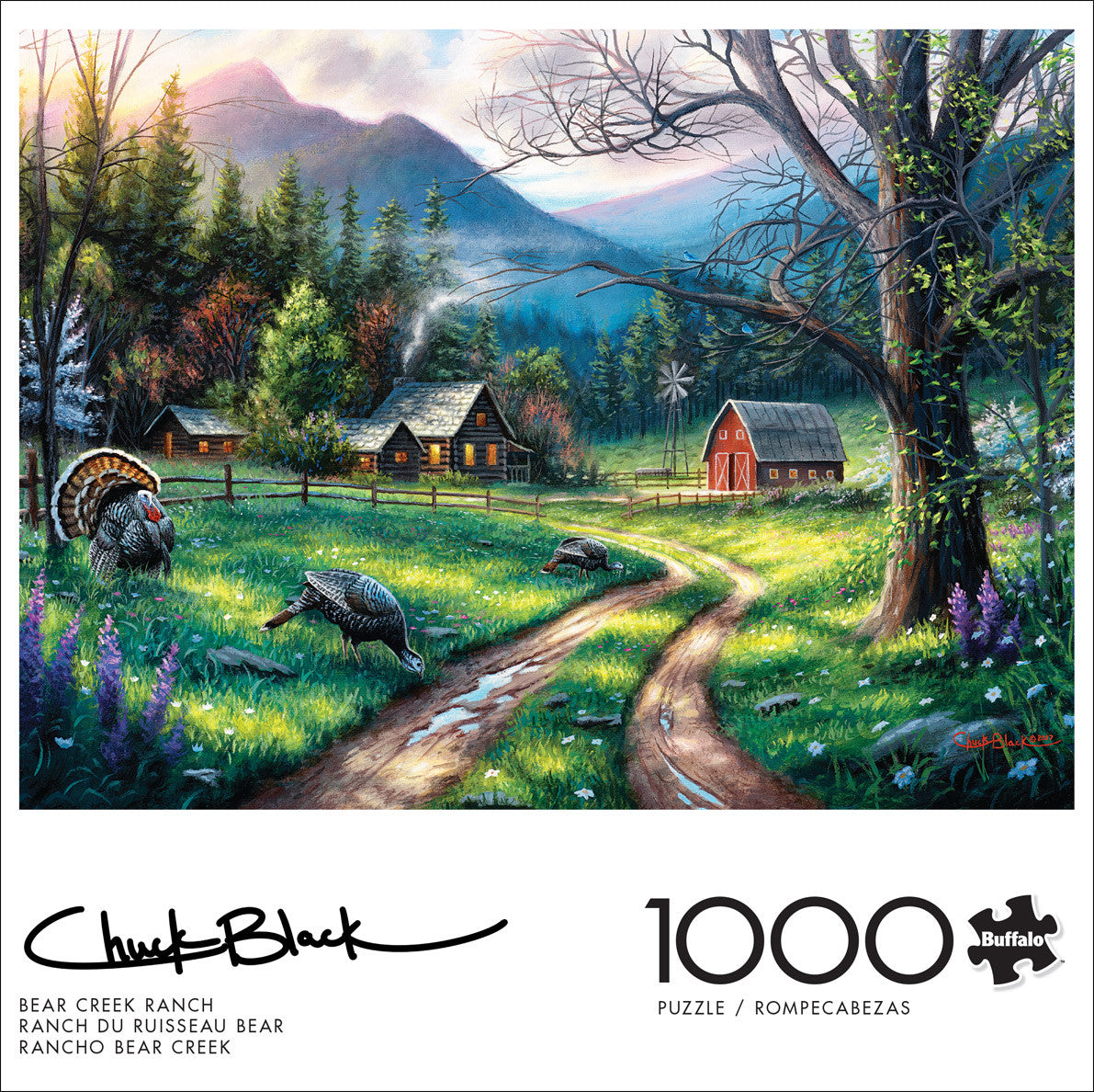 Charles Black: Bear Creek Ranch 1000 Piece Puzzle