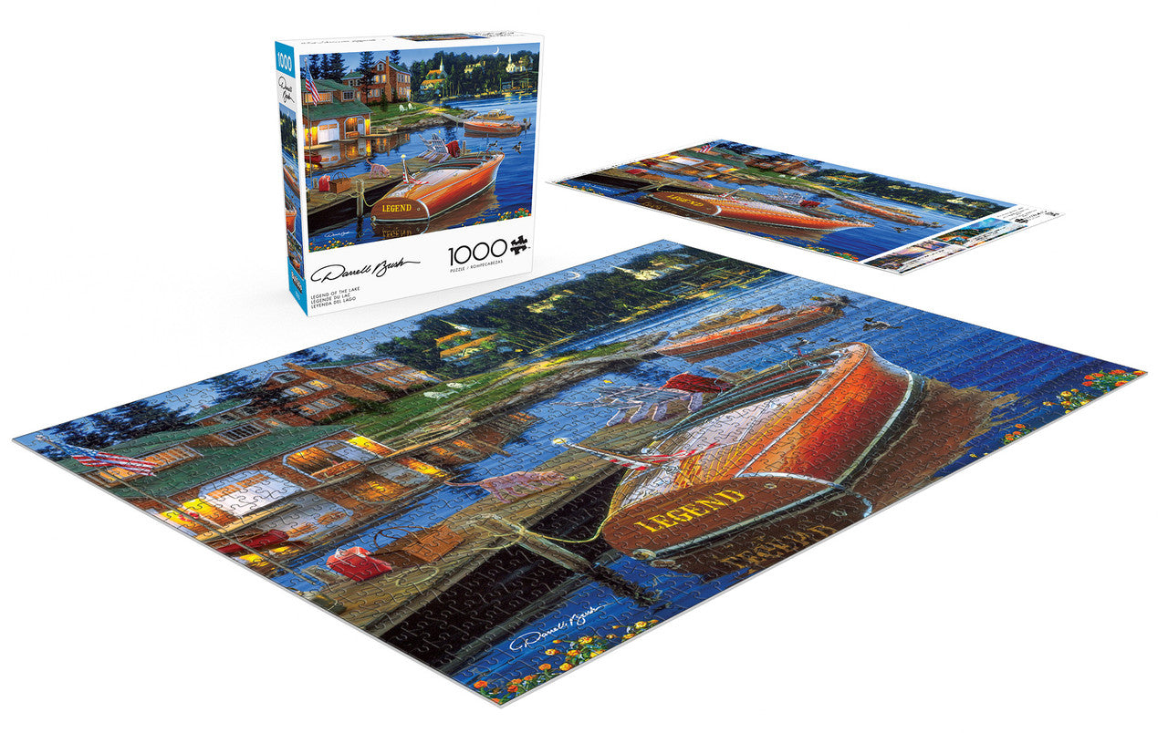Darrell Bush: Legend of the Lake 1000 Piece Puzzle – Buffalo Games