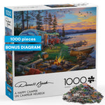 A Happy Camper - 1000 Piece Jigsaw Puzzle by Darrell Bush