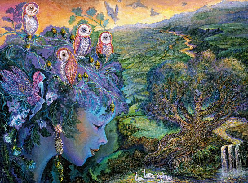 Josephine Wall A Parliament of Owls Glitter Edition 1000 Piece Jigsaw Puzzle